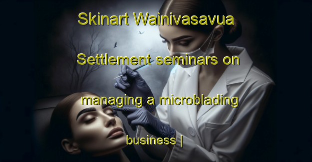 Skinart Wainivasavua Settlement seminars on managing a microblading business | MicrobladingTraining | MicrobladingClasses | SkinartTraining-Fiji